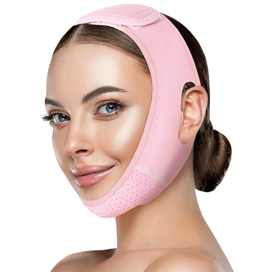 Reusable V-Line Face Strap – Double Chin Reducer & Chin Lift Patch for Sagging Skin