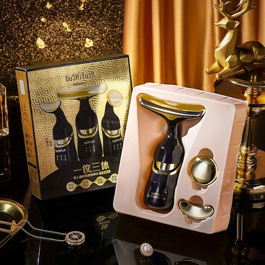 Microcurrent Face & Neck Lifting Device – Eye Massage & Skin Rejuvenation